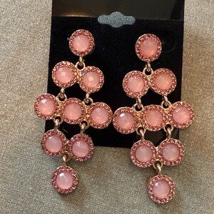 Pink Chandelier Earrings